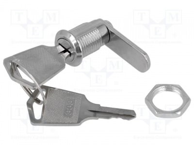 Превключвател с плосък ключ KS-39 Превключвател: превключвател с ключалка; 2 позиции; O12mm; 90°